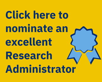Nominate a Research Administrator for a Recognition Award!